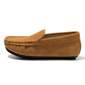 รองเท้าเด็กผู้ชายแบบคลาสสิกสำหรับกิจกรรมกลางแจ้ง งานปาร์ตี้  รองเท้าหนังกลับนุ่ม รองเท้าเด็กหัดเดินแบบสวม รองเท้าโลฟเฟอร์เด็ก - Product Image 5