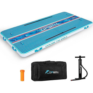 Plataforma flotante inflable Upwell de 144x72 pulgadas, isla flotante de PVC para recreación y deportes acuáticos - Product Image 4