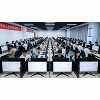 Monitor de Computadora Empresarial Delgado IPS de Alto Rendimiento, Intel I7, Montaje VESA, Mini Estación de Trabajo de Escritorio, Monitor de Oficina Anti-Luz Azul