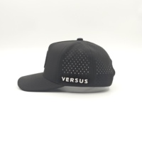 Venta al por mayor 5 Panel PVC parche ajustable Snapback verano al aire libre hombres personalizado Golf sombrero deporte gorra de béisbol