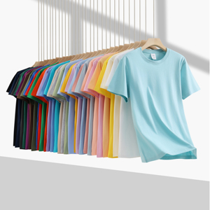 เสื้อยืดลำลองไซส์ใหญ่แบบยูนิเซ็กซ์ สีขาว พิมพ์ลายดิจิทัลที่คอ ผ้าฝ้าย 100% ลายเรียบ เป็นมิตรกับสิ่งแวดล้อม น้ำหนัก 180 กรัม - Product Image 1