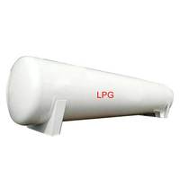 Réservoir de stockage de gaz GPL horizontal en acier au carbone de 5000 litres avec cuve sous pression certifiée CE/ASME - Fabricant