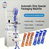 Machine de remplissage et d'emballage automatique de sachets de sucre en poudre et de café instantané avec imprimante de date