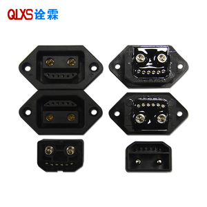 Tùy chỉnh quanlin ql25882 nữ cao su cách điện XT60 xt90 điện linh hoạt dây đồng nối 2 + 4 2 + 5 IP68 điện áp cao - Product Image 6