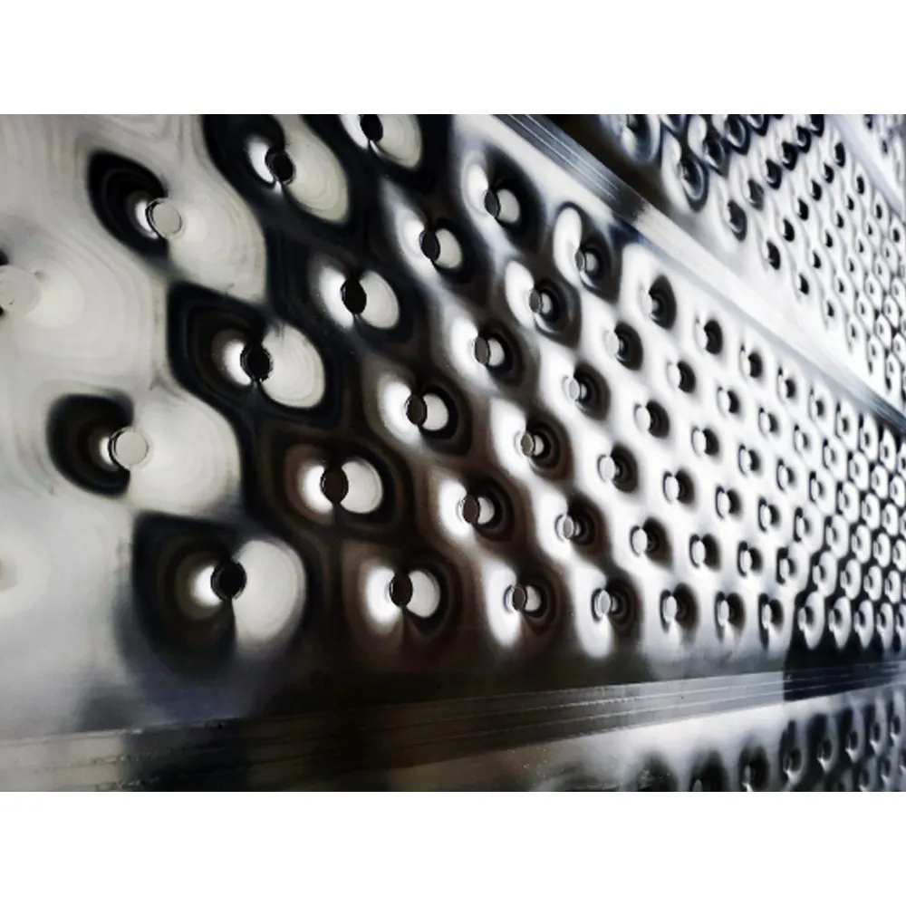 ワイドチューブ付きステンレス鋼ヒートプレート熱交換器ピロープレート蒸発空冷システムコンデンサー蒸発Sタイプ