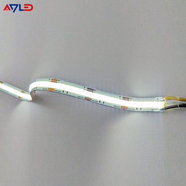 24V COB LED Flexible Strip Light 608 LEDs/m 10mm Width High Brightness Dimmable Smart Strip for Remote Control 90+ CRI CCT