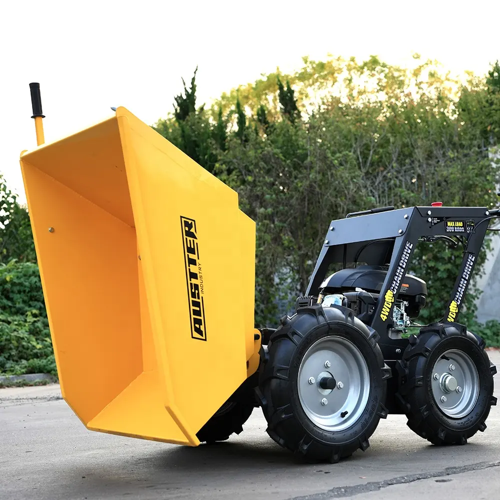 AUSTTER CE ha approvato il carico Mini Dumper carriola carriola a benzina motorizzato Mini Dumper Made In China