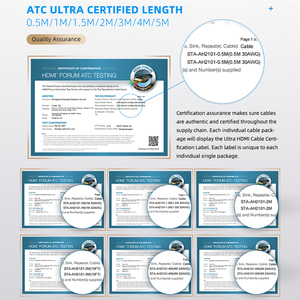 Meilleure vente de câble HDMI pour TV Hdr Hdcp Support 8k 120hz <span class=keywords><strong>3d</strong></span> 48gbps 2160p câble HDMI - Product Image 6