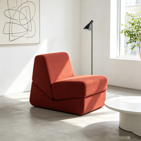 Canapé-lit pliable à une place, design moderne, compressé sous vide, pour salon, bureau, appartement