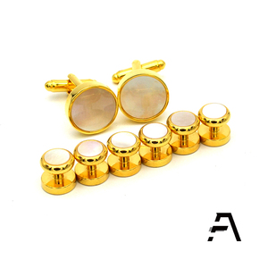 Set di <span class=keywords><strong>Gemelli</strong></span> e Bottoni Classici da Uomo <span class=keywords><strong>per</strong></span> Camicie da Smoking - Offerta Speciale - Product Image 6
