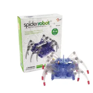 Nhà máy trực tiếp Giá Lắp ráp đồ chơi erlectric Kit DIY Spider Robot STEM khoa học giáo dục DIY tuyệt vời Đồ chơi khoa học
