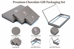 Custom Cardboard Box for Chocolate bar Luxury Rigid <strong>Sweet</strong> Chocolate Packing Gift Box <strong>Empty</strong> Magnetic Chocolate Packaging <strong>Boxes</strong> - Product Image 2