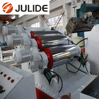 Revêtement de sol en vinyle PVC JULIDE au design moderne, installation rapide, carreaux autocollants en plastique effet marbre pour la maison, auto-adhésifs, à filament.