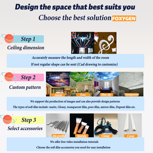 Super Septembre Plafond tendu de conception de boîte de lampe promotionnelle de haute qualité - Product Image 6