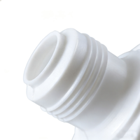 Bouteille de détergent liquide pour lessive de 2 L en PEHD de marque JC, fabriquée en Chine, avec pompe à lotion et étiquette, emballage vide