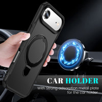 Coque de luxe pour iPhone 18 Pro Max avec support magnétique, protection antichute et antichoc pour iPhone 18, 17, 16 Pro Max