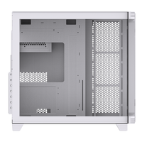LOVINGCOOL Nuevo Gabinete de PC de Torre Completa ATX MATX Mini ITX, Gabinete de Computadora de Escritorio para Juegos, Chasis de PC de Vidrio Templado para Jugadores