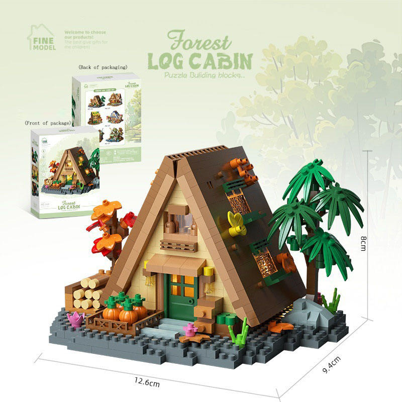 Mz-322 countryside wooden house-721 pieces