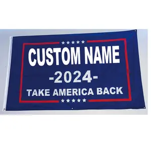 Personalizzato qualsiasi Design qualsiasi Logo di qualsiasi dimensione 3x5 ft MAGA tornerà 2024 il presidente elezione bandiera americana