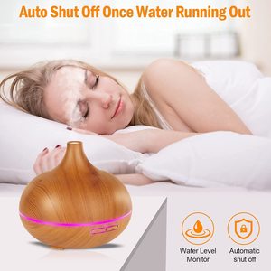 <strong>High</strong> <strong>Quality</strong> Four Seasons USB Humidifier with Night <strong>Light</strong> Wood Grain Oil <strong>Diffuser</strong> for Home Car Hotel Portable 1-Year Warranty - Product Image 4
