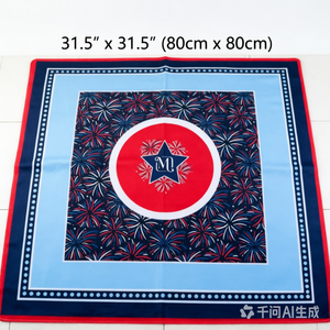Tapis <span class=keywords><strong>de</strong></span> jeu <span class=keywords><strong>de</strong></span> Mahjong <span class=keywords><strong>de</strong></span> luxe avec texture en caoutchouc gaufré, couche inférieure antidérapante, pour tournois compétitifs et usage domestique, avec emblème étoile - Product Image 2
