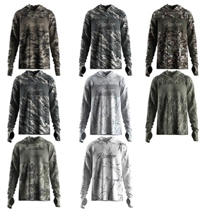 Maillot de pêche personnalisé à manches longues, chemise d'extérieur avec trous pour les pouces, protection solaire, ultra léger pour la plage et la navigation de plaisance - Product Image 6