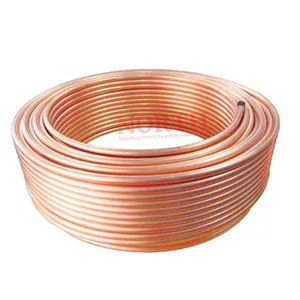 C10100 C11000 C12000 AC Tube de cuivre de climatiseur de tuyau de cuivre avec une excellente conductivité et une usine de conductivité thermique