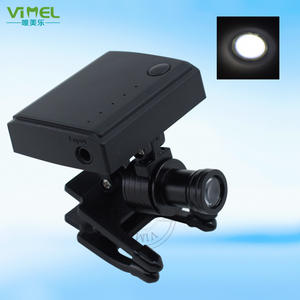 Lampe frontale médicale LED sans fil à clip avec loupe, lumière dentaire pour chirurgie buccale et plastique - Product Image 1