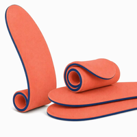 Semelles intérieures confortables en PU/EVA avec amorti et soutien orthopédique pour baskets, chaussures de marche et de course, respirantes, unisexes