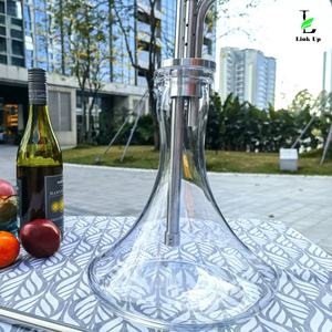 Complètement Original Acier Inoxydable Mexanika Fumée Narguilé Vie Nocturne Toit Camping Jardin Café Narguilé Salon Narguilé Shisha - Product Image 2