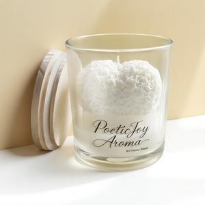 Bougie parfumée florale en stock, sans fumée, en cire de soja, cadeaux, faveurs de fête, articles décoratifs - Product Image 6