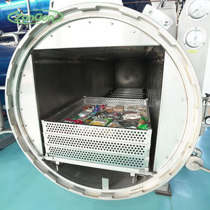 جهاز تعقيم متعدد الأوضاع للطعام المعبأ (نوع الرش/حمام الماء/البخار/الدوران/التأرجح) - Product Image 6