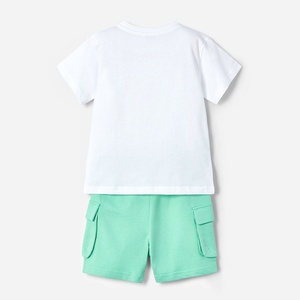 Alta qualità estate ragazzi <span class=keywords><strong>abbigliamento</strong></span> Set Cargo pantaloncini e t-shirt con la stampa di design per i bambini di <span class=keywords><strong>14</strong></span> <span class=keywords><strong>anni</strong></span> e sotto - Product Image 3