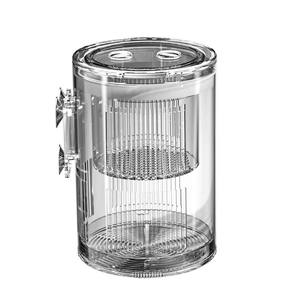 Boîte d'alimentation multifonctionnelle en acrylique pour petits poissons juvéniles Boîte d'alimentation d'isolement Réservoir d'éclosion de <span class=keywords><strong>suspension</strong></span> pour alevins de paons Plastique durable - Product Image 1