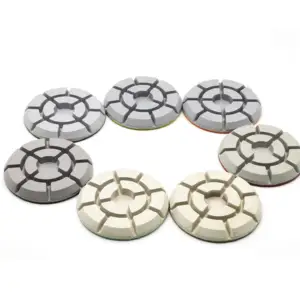Fullux Fast Grinding 100mm 4 Inch Resin Polishing Pad For Grinding Concrete Stone Floor