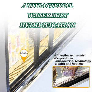 Vitrine réfrigérée électrique de comptoir pour gâteaux et pâtisseries, avec vitre incurvée de 0,7 m et éclairage LED - Product Image 5