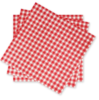 Feuilles de papier personnalisé, emballage Sandwich de qualité alimentaire, emballage prédécoupé résistant à la graisse