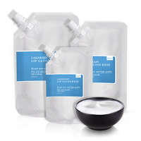 Base de gloss à lèvres en gros hydratante et mate, huile de base pour gloss à lèvres DIY transparente