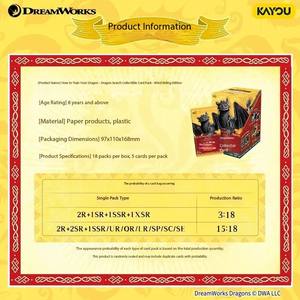 Jeu de cartes à collectionner Train Your <span class=keywords><strong>Dragon</strong></span> Blind Box, personnage d'anime, accessoires mignons, cadeau d'anniversaire, jouet en papier exquis Kp59 - Product Image 4