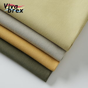 Tissu en coton lavé, vente en gros d'usine, stock disponible, tissé uni, 100% coton, <span class=keywords><strong>popeline</strong></span>, toile pour vêtements de travail et uniformes - Product Image 2