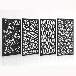 Nouvelle conception moderne, œuvre d'art en métal découpé au laser, écran en acier Corten, écrans de jardin, clôtures en métal découpé au laser - Product Image 1