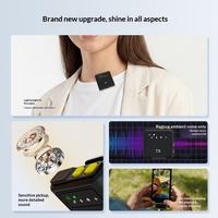 Nuovo Microfono Lavalier Wireless F22, Sistema Uno-a-Due con Riduzione Intelligente del Rumore, Omnidirezionale 100Hz-20kHz per Streaming Live su Telefono