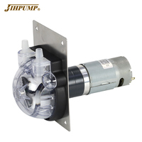 JIHPUMP pompa peristaltik DC 12V/24V 680mL/menit Dispenser minuman makanan & deterjen untuk mesin cuci piring untuk dosis Kimia