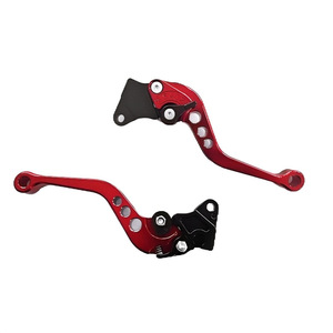 Leviers de frein et d'embrayage de moto en aluminium réglables pour scooter, moto tout-terrain - Plusieurs couleurs (argent/violet/or/bleu/noir/rouge) - Product Image 3
