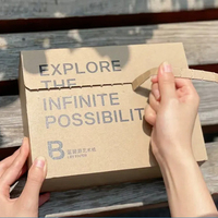 Boîtes d'emballage en carton ondulé pour e-commerce, avec bande d'ouverture facile, fermeture éclair pour livraison, boîtes d'expédition pour vêtements