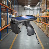 Lecteur de bureau Portable Writer Handheld UHF RFID 2D Barcode Scanner avec CPU Stock Product Data Terminal