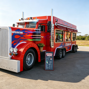 Integrated Kitchen Food <b>Trailer</b> Low Prices Design Mobile Food Cart for Commercial Vending Food Cart - Product Image 2