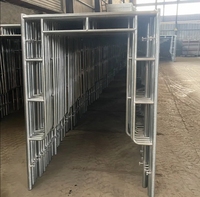 Andamios de Acero Q235 de Estilo Industrial Moderno, Galvanizados, con Barras, Escaleras y Equipos para Construcción de Hormigón