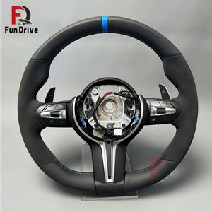 Volant en fibre de carbone <span class=keywords><strong>BMW</strong></span> Série F M Sport cuir chauffant X1 F48 X3 F25 X4 F26 X5 F15 X6 F16 M2 F87 M3 F80 M4 F82 M5 <span class=keywords><strong>F90</strong></span> - Product Image 4