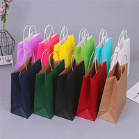 Sac en papier kraft avec logo personnalisé, fourre-tout de bonne qualité avec poignée, sacs personnalisés